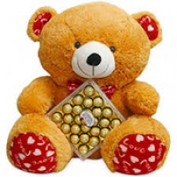 Ferrero Rocher Chocolate  & Huge Teddy Bear