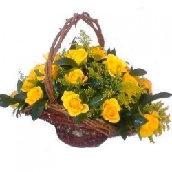  20 Yellow Roses Bouquet