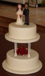 Two Tier Wedding Cake- 3 Kg